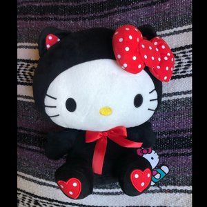 NWT Sanrio Hello Kitty Black Cat Plush 10"